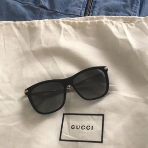 Gucci sun glasses bamboo frames
